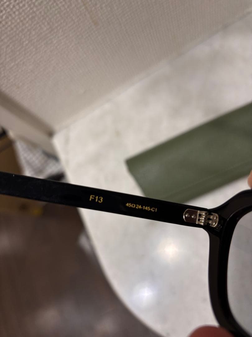 Few by NEW. F13 Black ブラック　サングラス