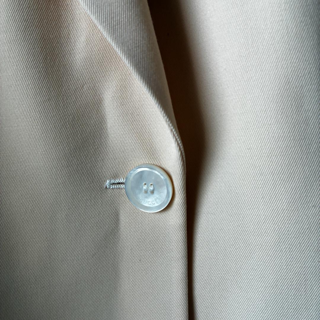 GUCCI フリーダ期　シングルブレストジャケット　ベージュ