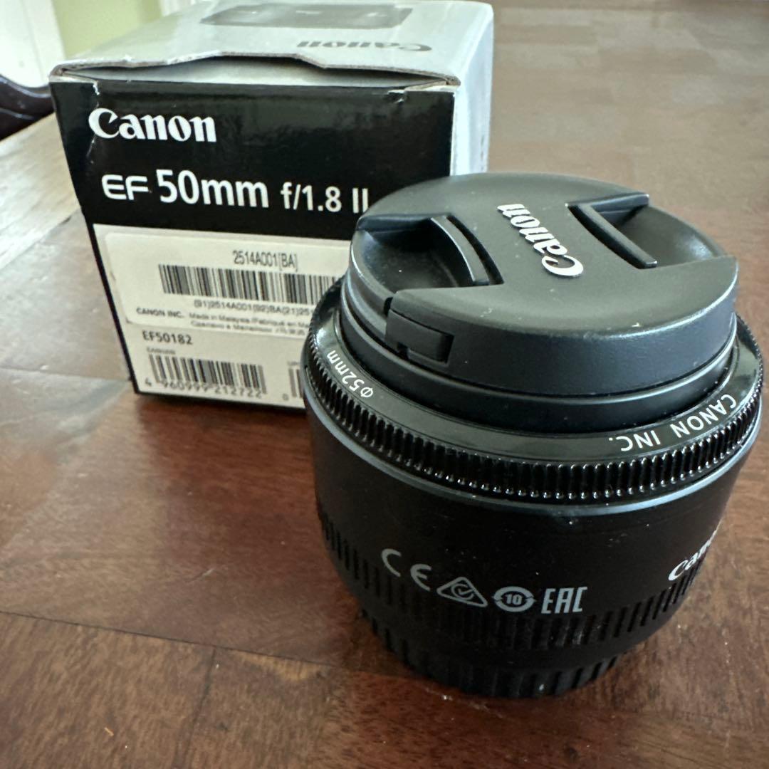 Canon EF 50mm f/1.8 II レンズ