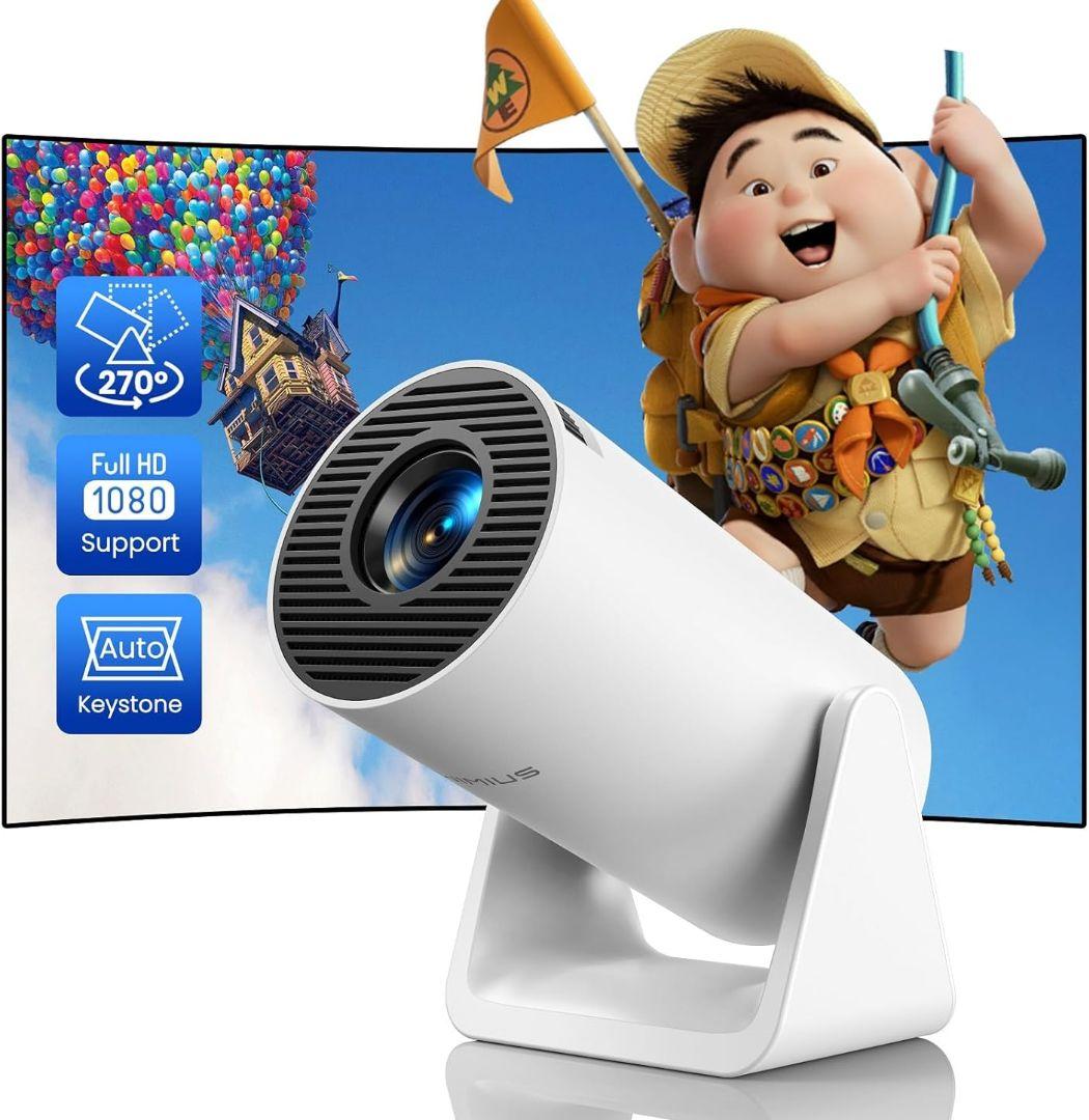 ほぼ未使用プロジェクター 小型 18000LM 家庭用 天井投影 S27 Pro