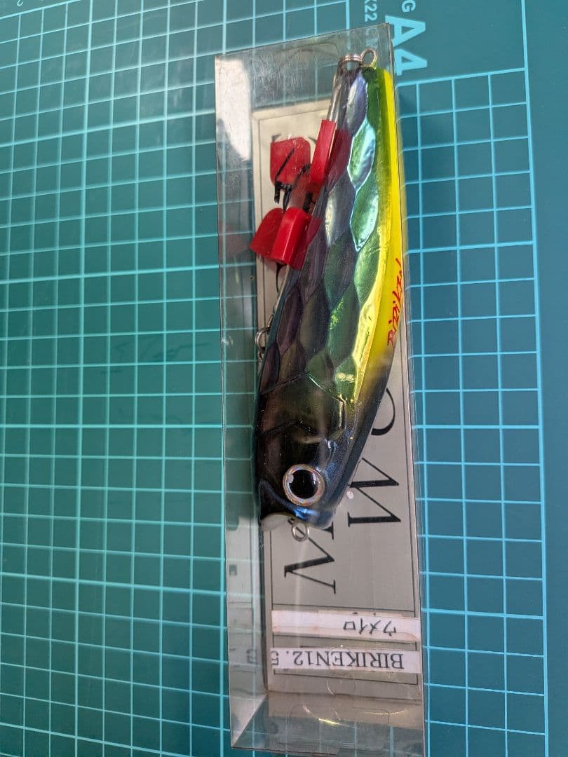 希少美品ミラクルワークスビリケンハンドメイドウッドルアー　 ウメイロ12.5cm