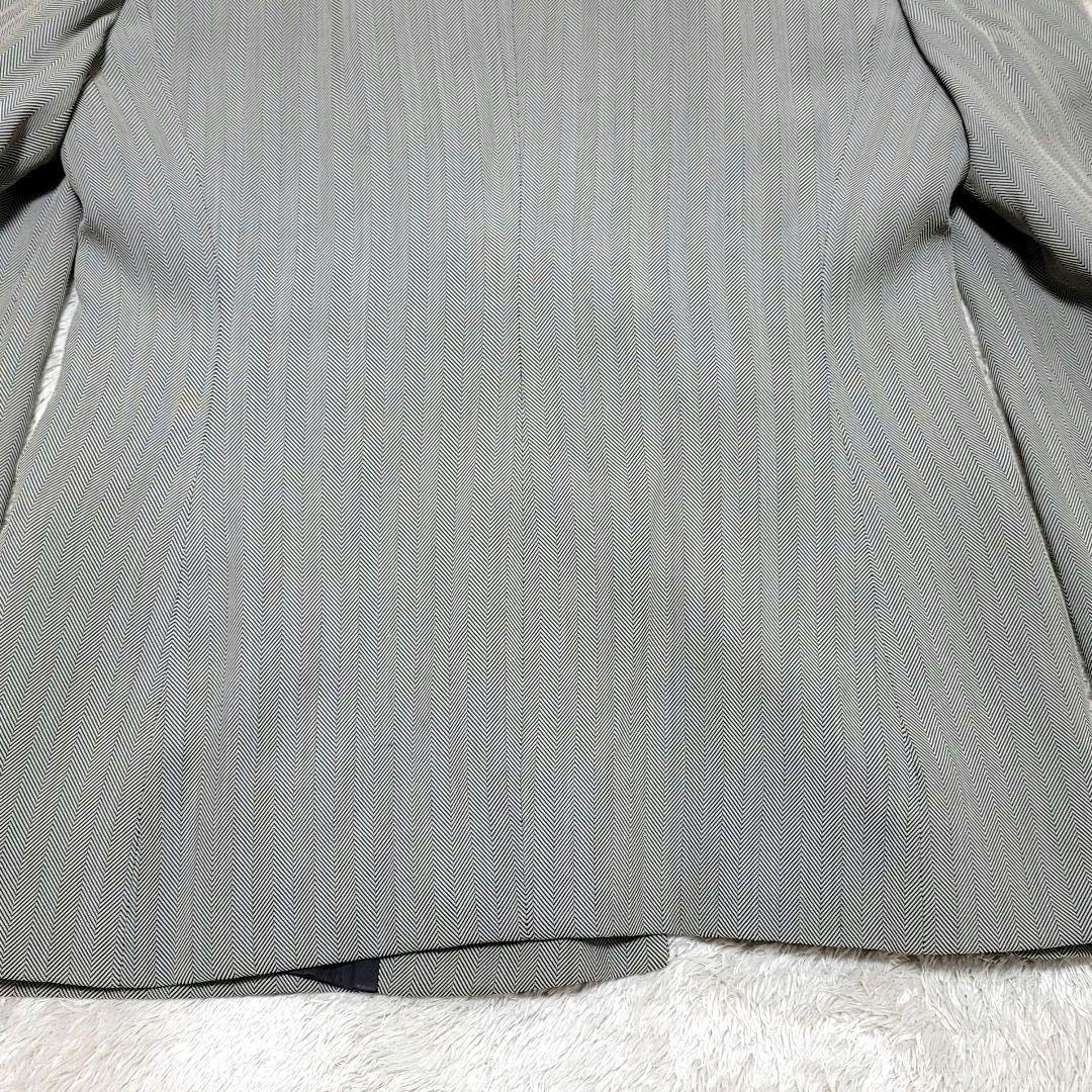 GUCCI ジャケット テーラードジャケット グレー ストライプ 40