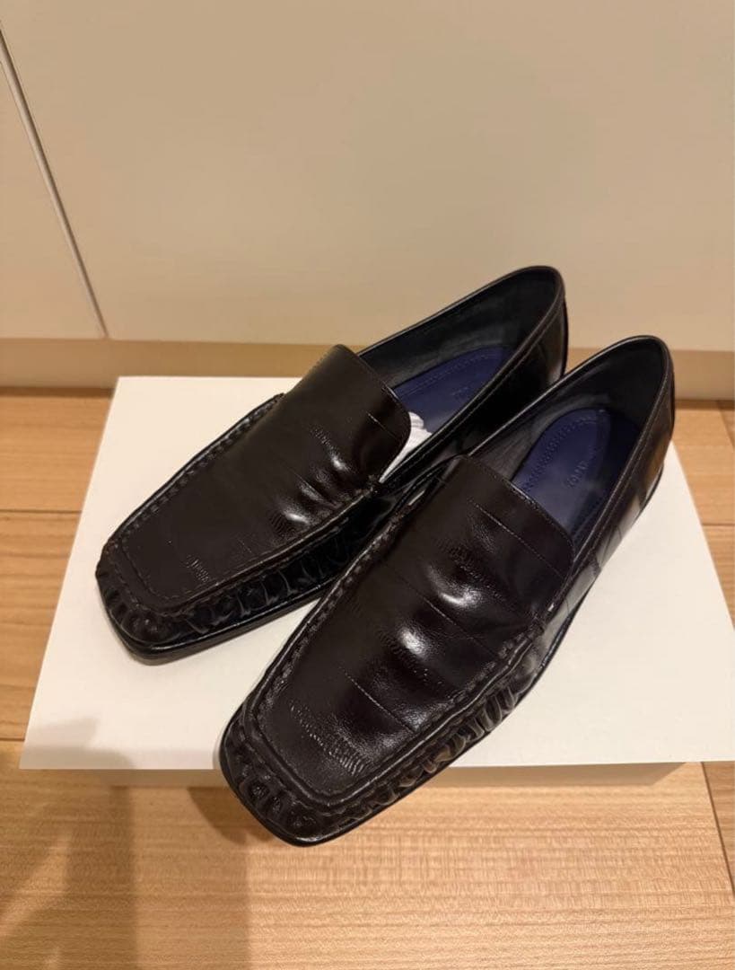 【TODAYFUL】36/Squaretoe Gather Loafers