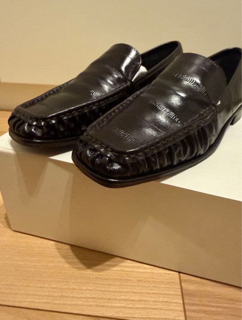 【TODAYFUL】36/Squaretoe Gather Loafers