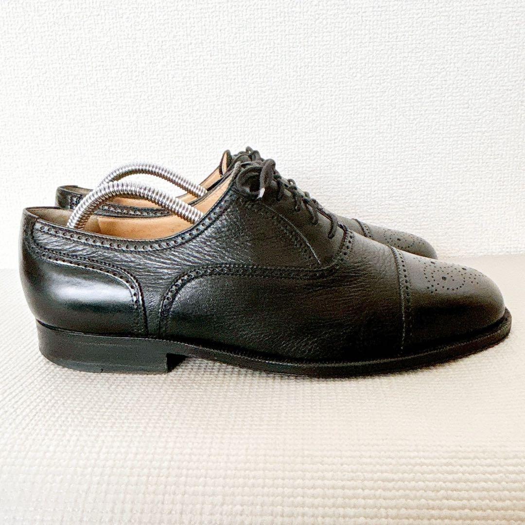 最高級✨️BRUNO MAGLI イタリア製 ストレートチップ ブラック 9W