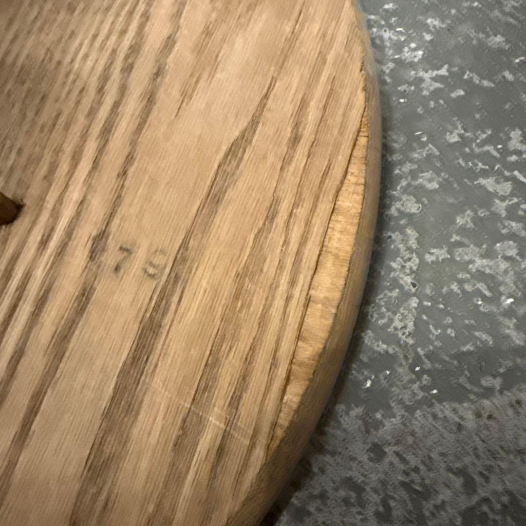 nozドロップリーフテーブル　　サイドテーブル　剥離