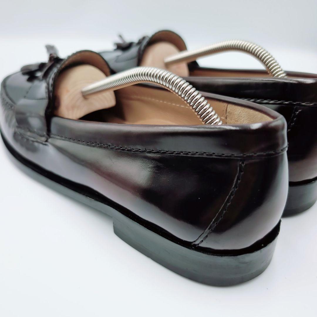 【極美品】COLE HAAN　ピンチ　タッセルローファー　バーガンディ　8D