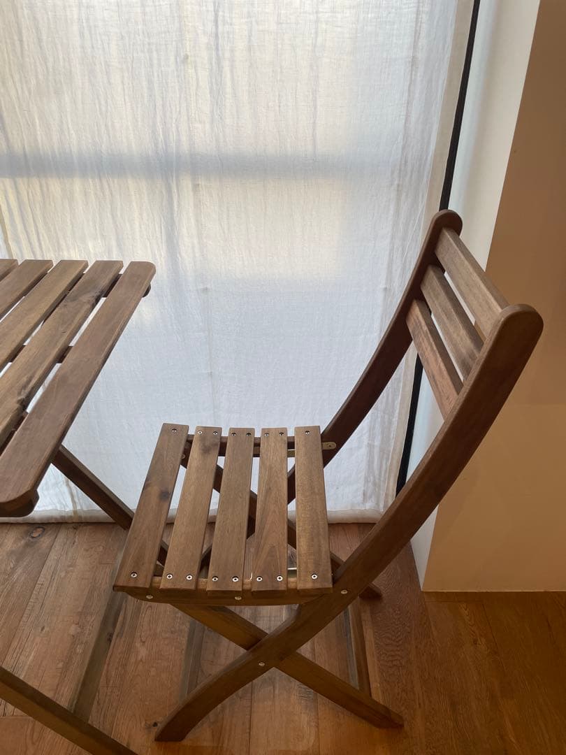 美品！IKEA　屋外 ガーデン　アウトドア　テーブルチェアセット