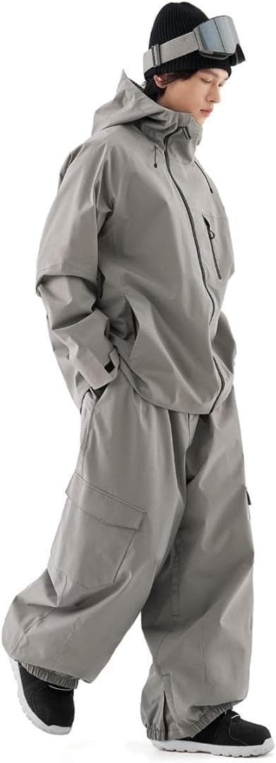 20%OFF【新品】[アクレイス] スキーウェア メンズ 上下セット Mサイズ