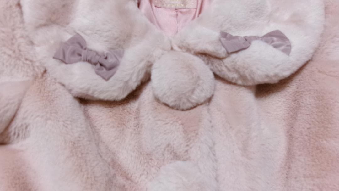 ♥シャーリー♥うさぎボアコート♥M115-130♥ピンク♥ぬいぐるみ♥レア♥