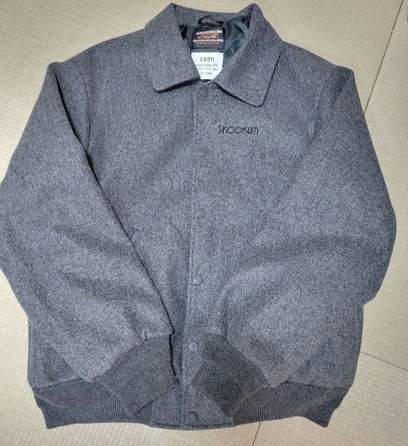 美品古着！　スクーカム　スタジャン　Mサイズ　グレー