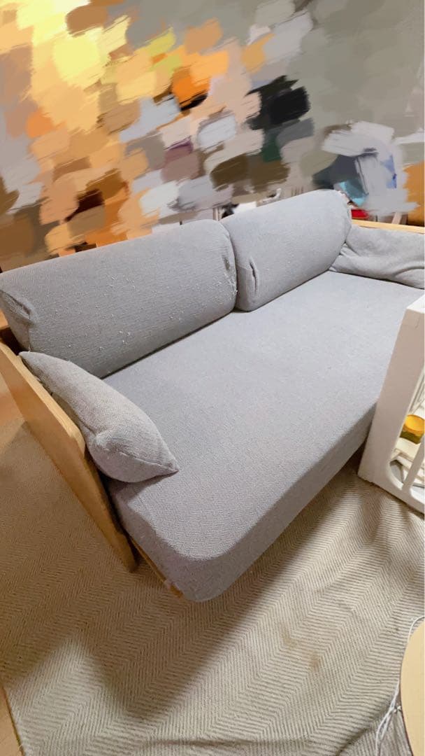 【最終値下げ】ニトリ 3WAYベッドソファ コンセント USBポート付き