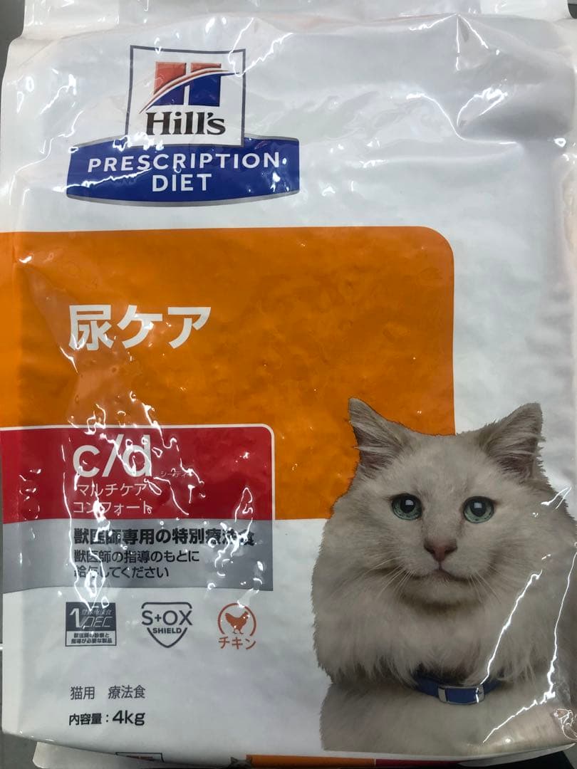 ヒルズc/dマルチケアコンフォートチキン 尿ケア 4kg