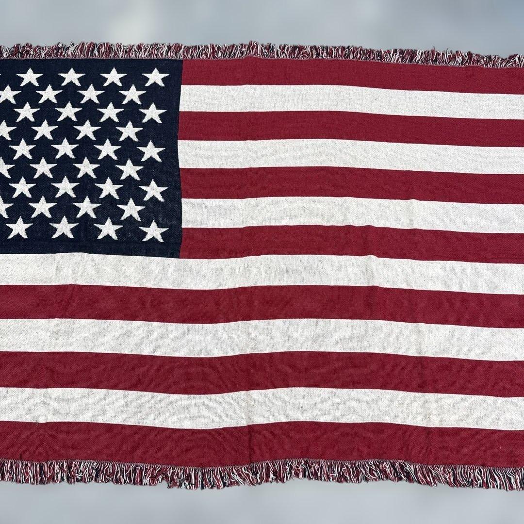 Wrangler 星条旗　国旗　マルチカバー　ソファーカバー　123x192