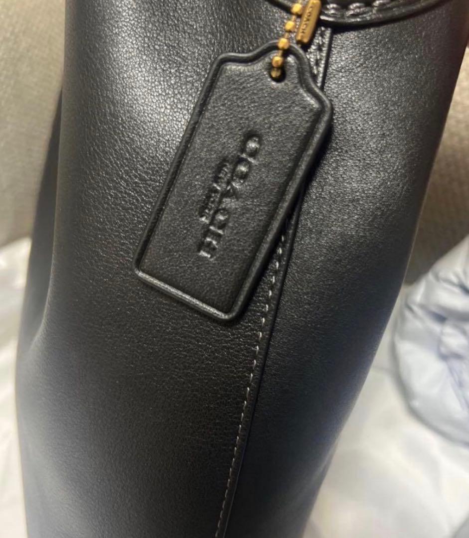 COACH ブルックリン28 ブラックレザー ハンドバッグ