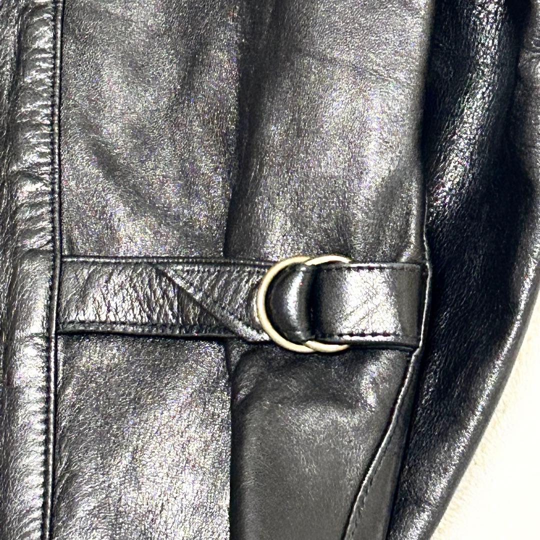 【希少】美品　agnes b. アニエスベー ナポレオン ラム レザージャケット