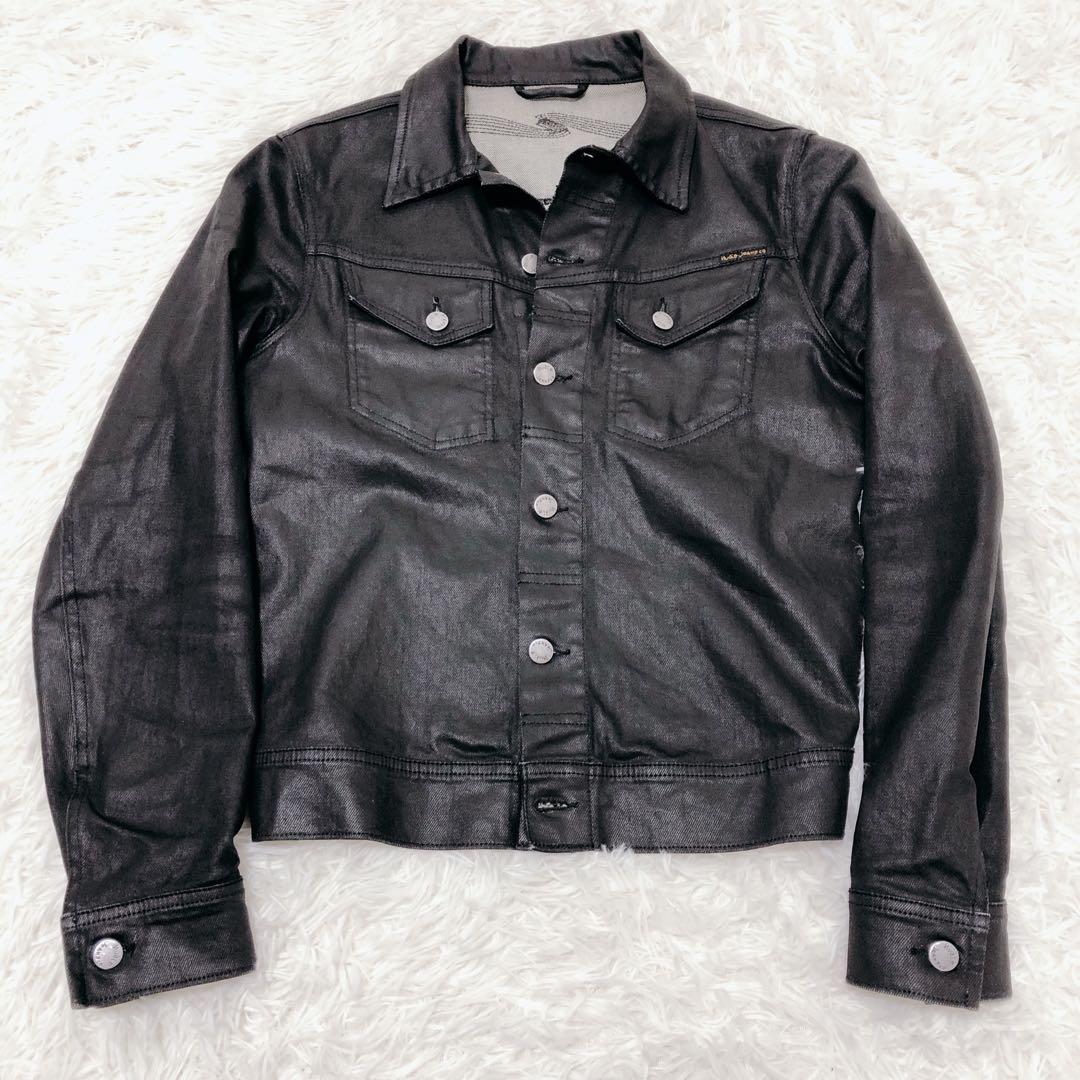 ヌーディージーンズ　Ｇジャン　コーティング加工　デニム　ジャケット　 コニー