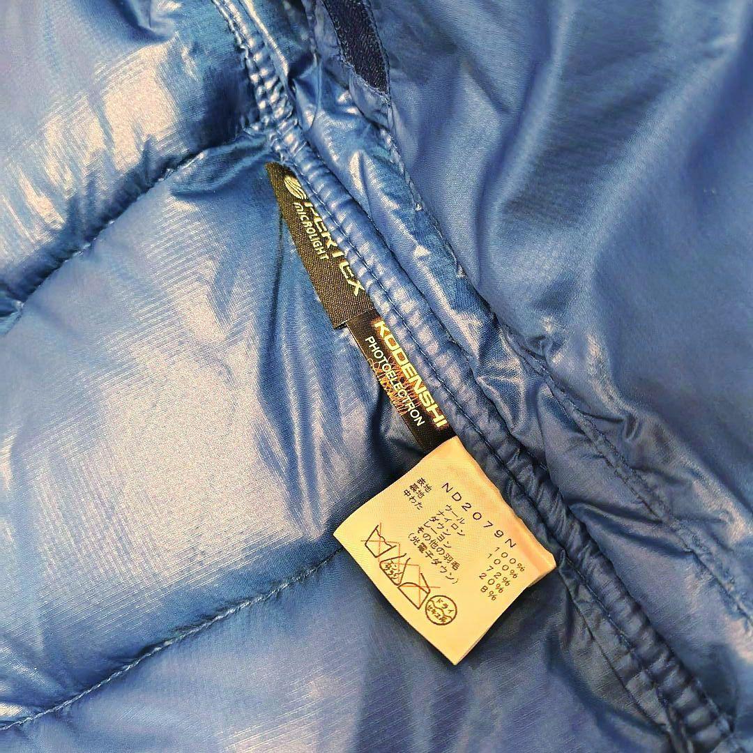 【美品】ノースフェイスパープルレーベル ハリスツイードコラボ ダウンジャケット