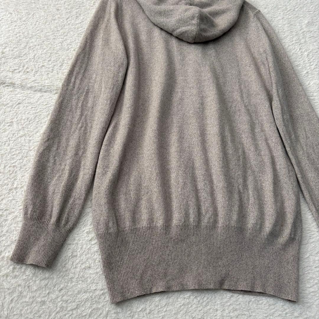 【美品】DAMA collection ニット　パーカー　カシミヤ100% L