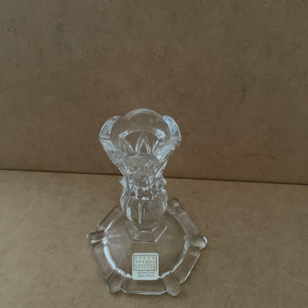 クリスマスセールしました！クリスタルキャンドルスタンド　ポーランド製6脚