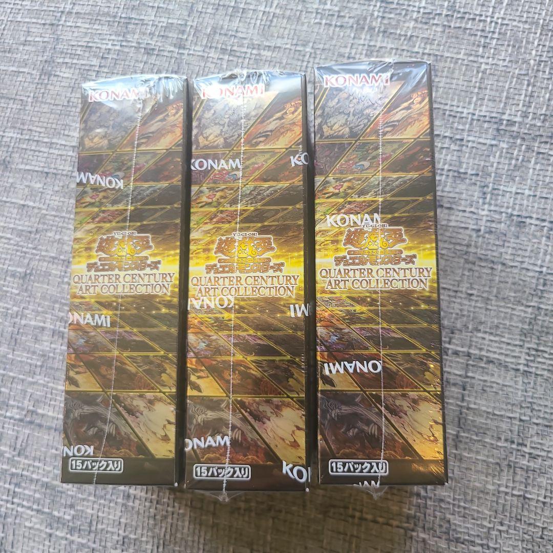 ☆*☆様 遊戯王 クォーターセンチュリーアートコレクション 3box シュリンク