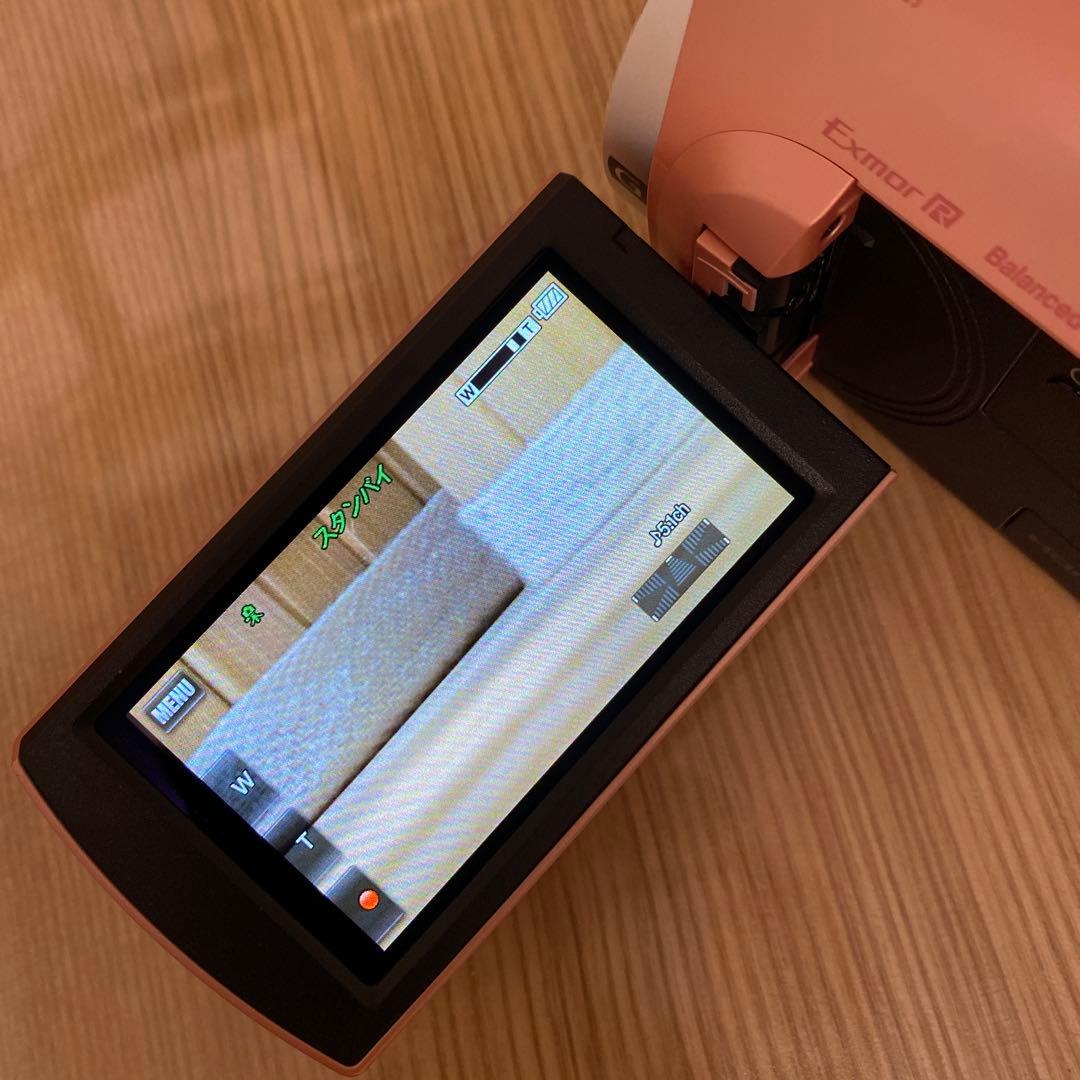 SONY HDR-CX670 ビデオカメラ 本体 ローズゴールド　充電器　ピンク