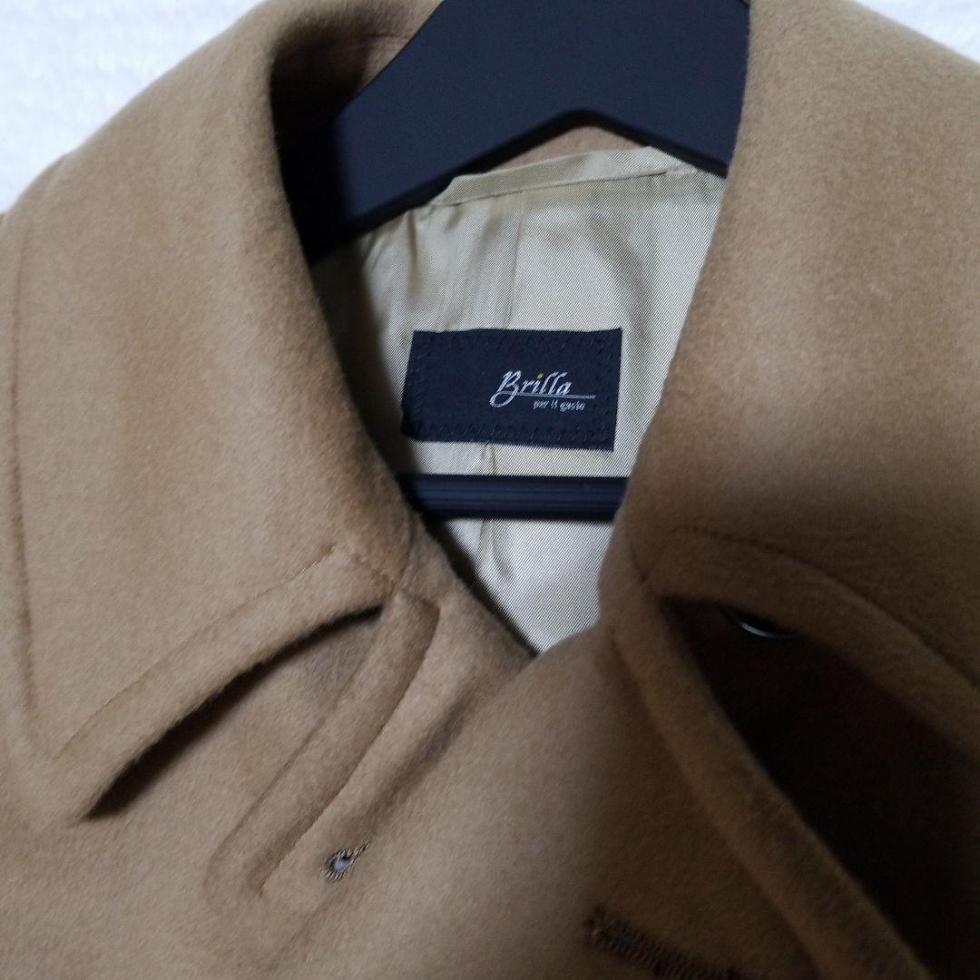 Brilla per il gusto　ピーコート　ウールコート　カシミア混　L