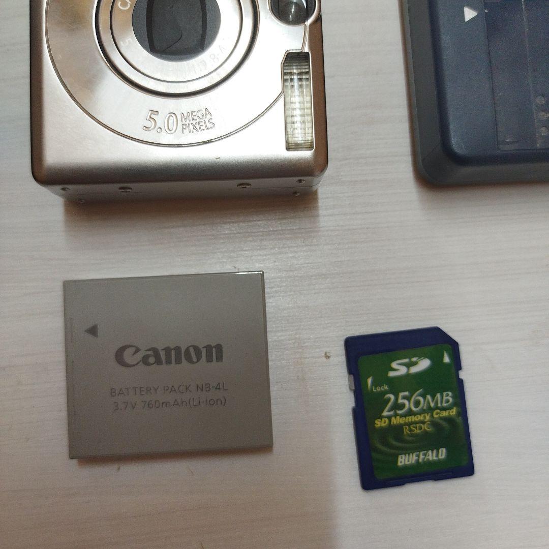 Canon IXY DIGITAL 5.0MP 本体と付属品