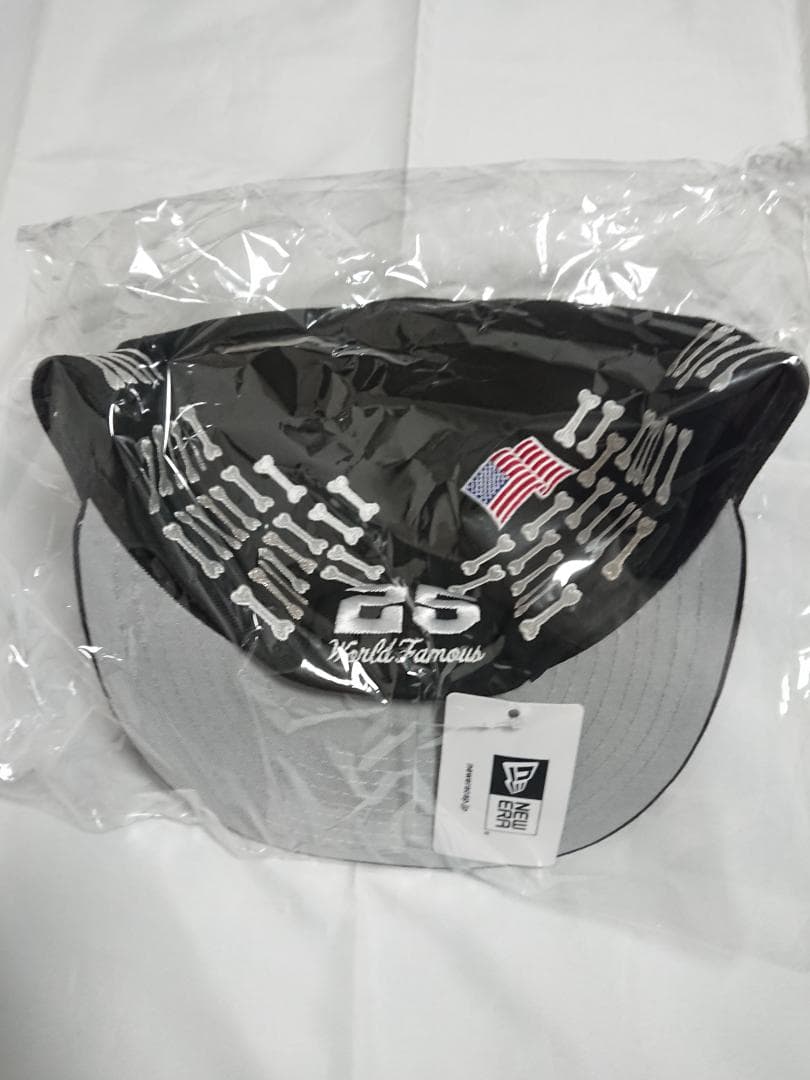 新品 25aw【7 3/4・黒】Bones Box Logo New Era