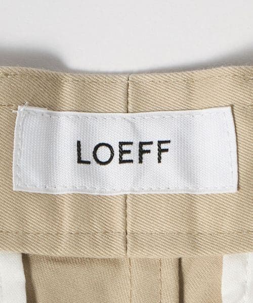 新品★ LOEFF ロエフ コットン チノパンツ　チノパン　ユナイテッドアローズ