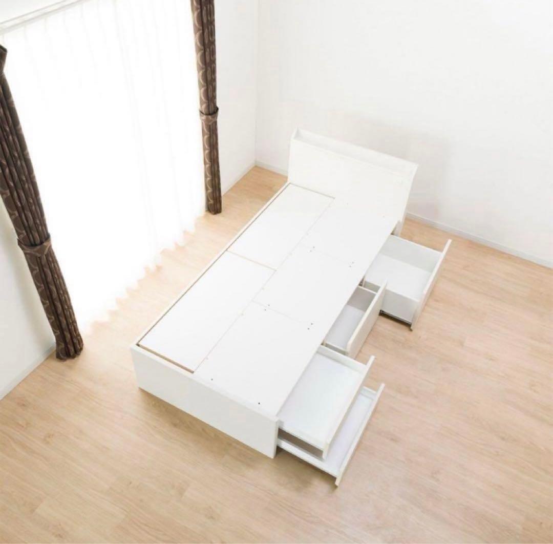 シングルベッドフレーム(ジオ チェスト40J WW)