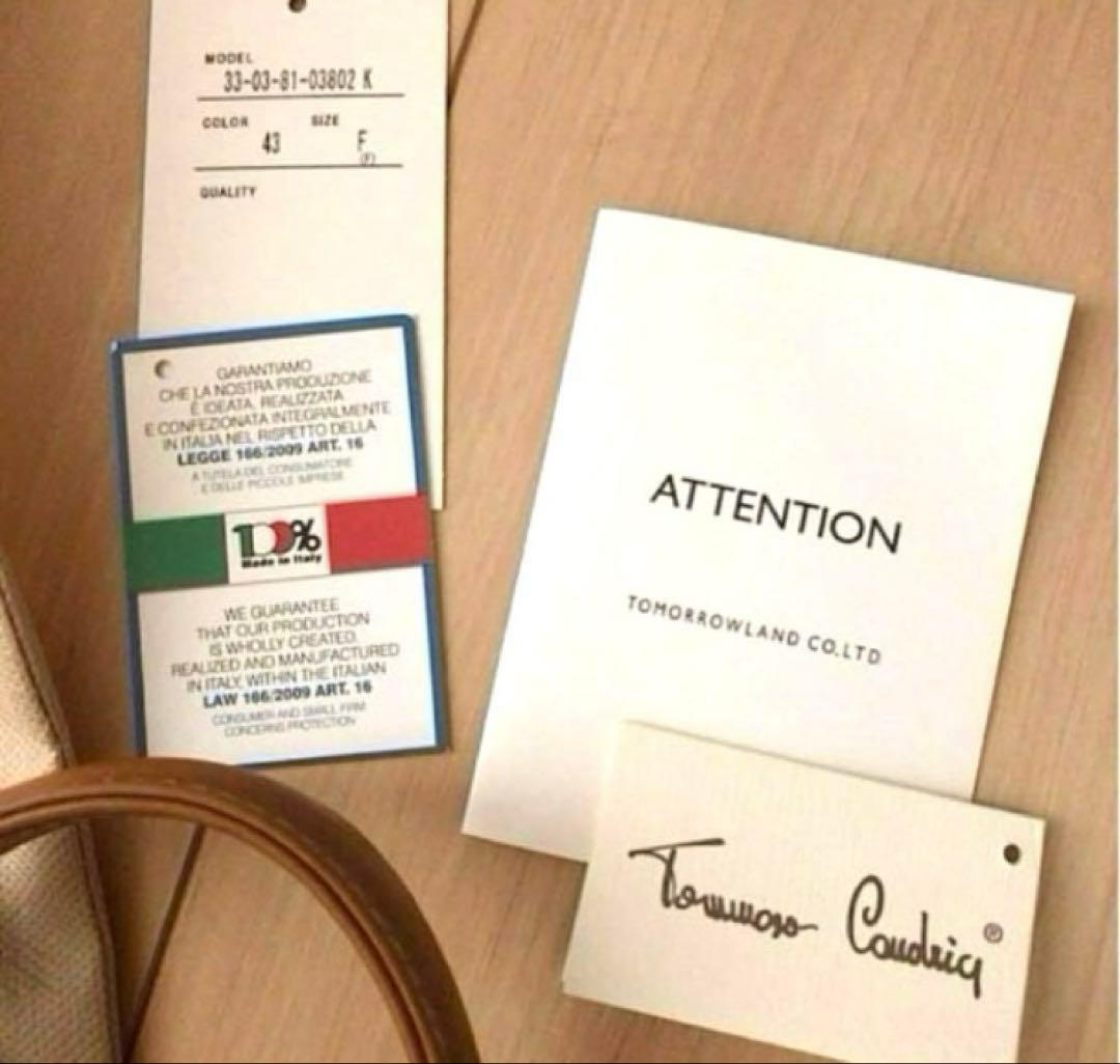 週末限定　雑誌多数掲載　ほぼ未使用　トマソカンダリア 2way かごバック