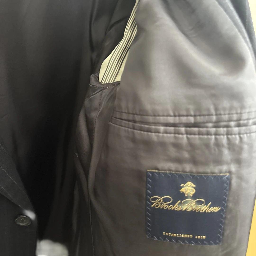 【未使用に近い★40REG34Wネイビー】ブルックスブラザーズセットアップスーツ