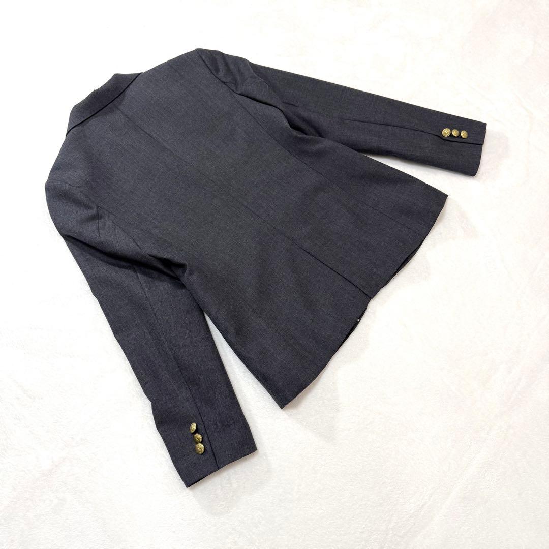 美品　EASTBOY VENUS グレー 金ボタン エンブレム付 ジャケット7