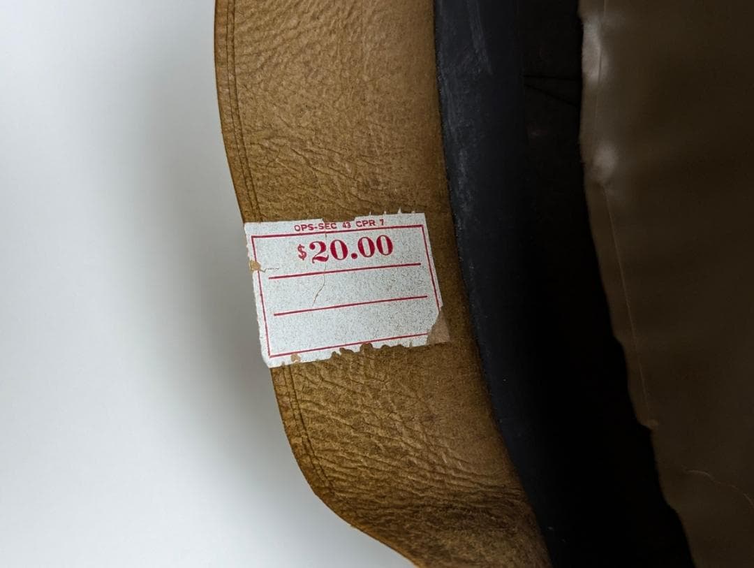 Cavanagh USAヴィンテージ ホンブルグハット グレー Mサイズ