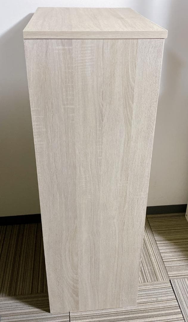 マナベインテリアハーツ キャビネット 食器棚 クロスガラス扉付 高さ120㎝