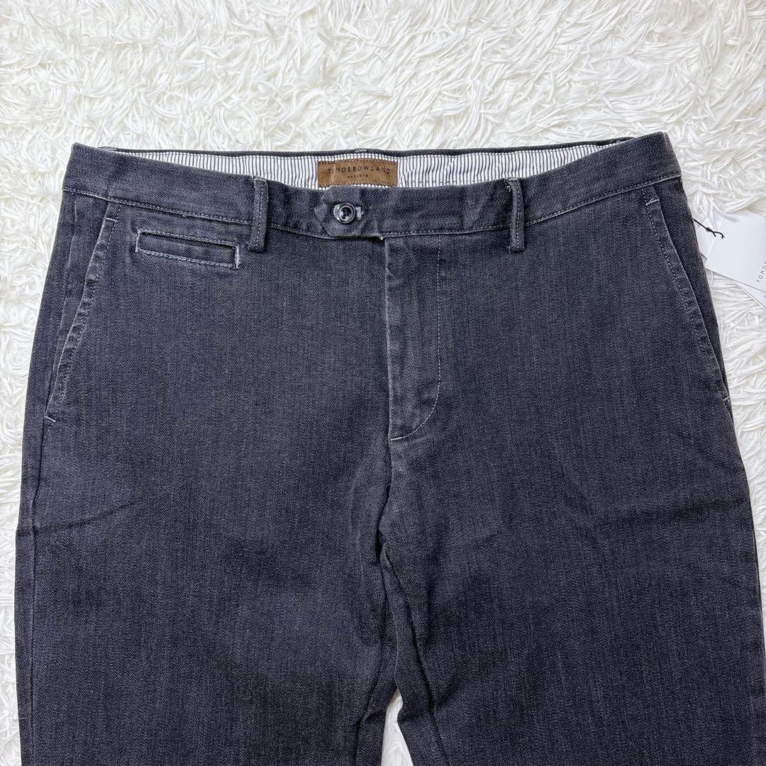 TOMORROWLAND スリムスラックス スーパーストレッチ サイズ50 XL