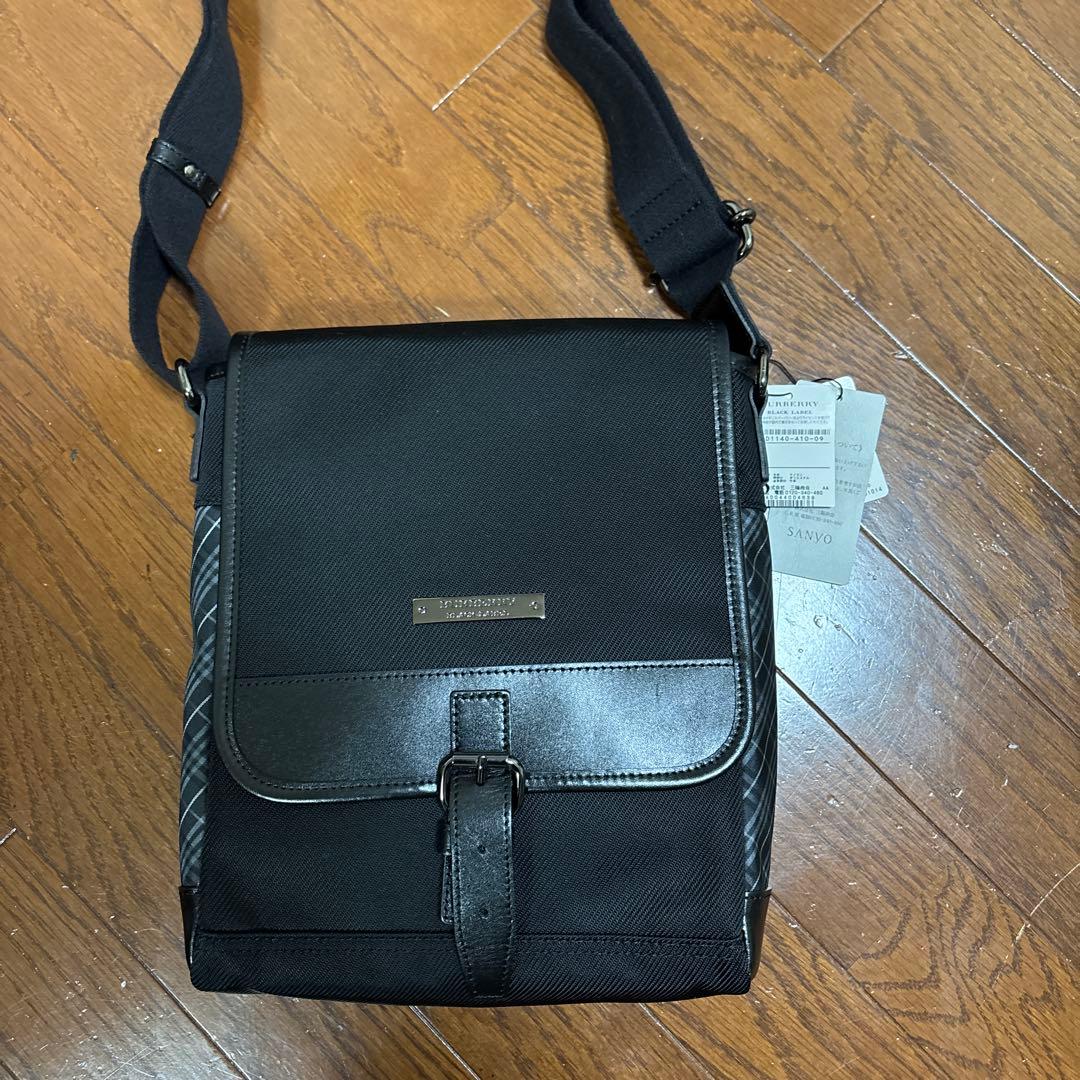 BURBERRY BLACK LABEL ショルダーバッグ ブラック