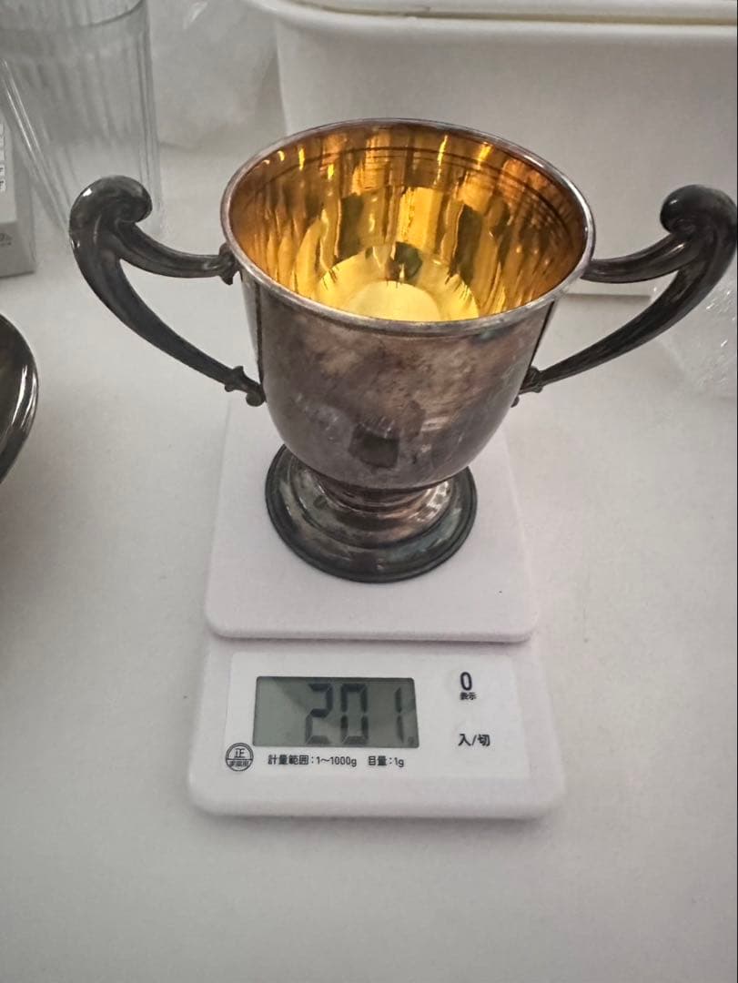 記念グッズ SLIVER970 201g CLUP CHAMPIONS CUP 1986