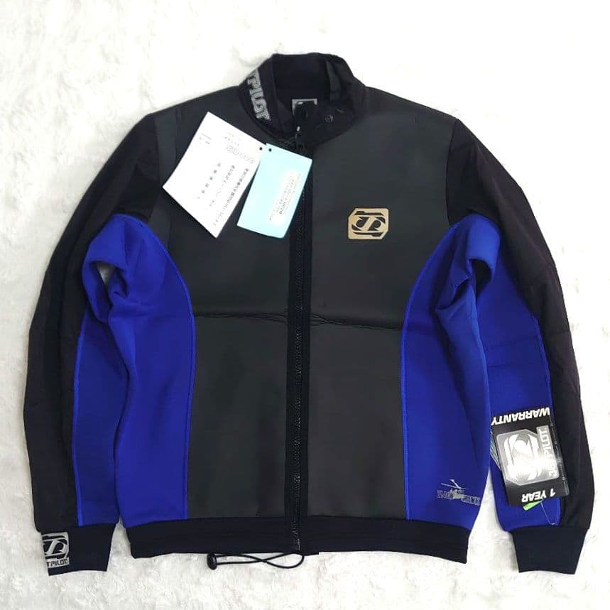 【未使用タグ付き】ウェットスーツ ロングジョンとジャケット　黒と青　Lサイズ