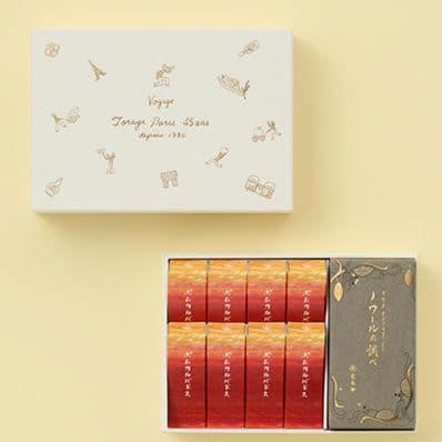 箱入り詰合せ とらや ノワールの調べ ポムカルバドス 限定 パリ店45周年 羊羹