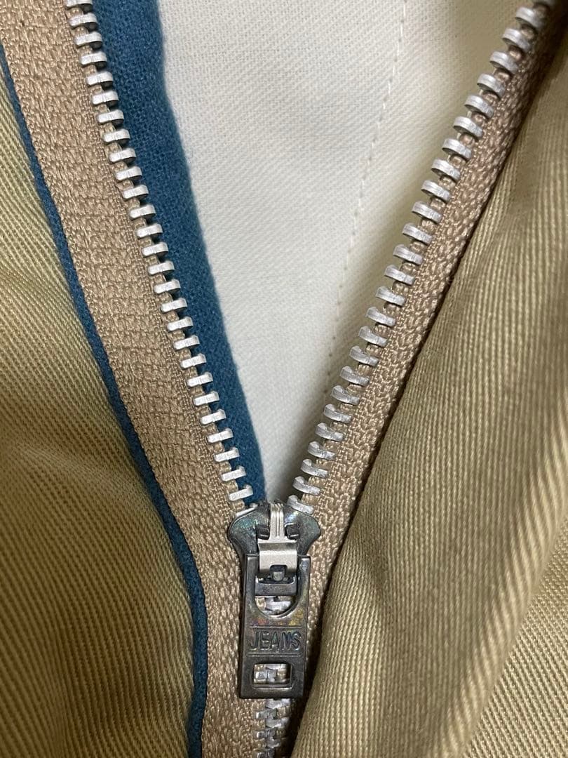 70s USA製 ディッキーズ ／チビタグ ／アルミZIP／ベージュ／w26