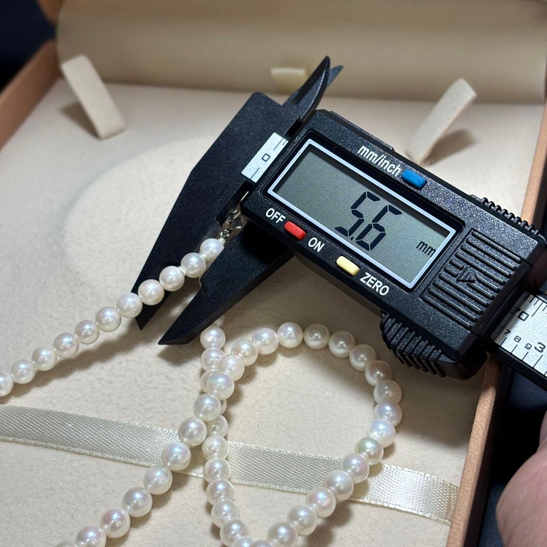 あこや真珠 ✨ロングネックレス 5.5-6.0mm 122cm 本真珠 パール