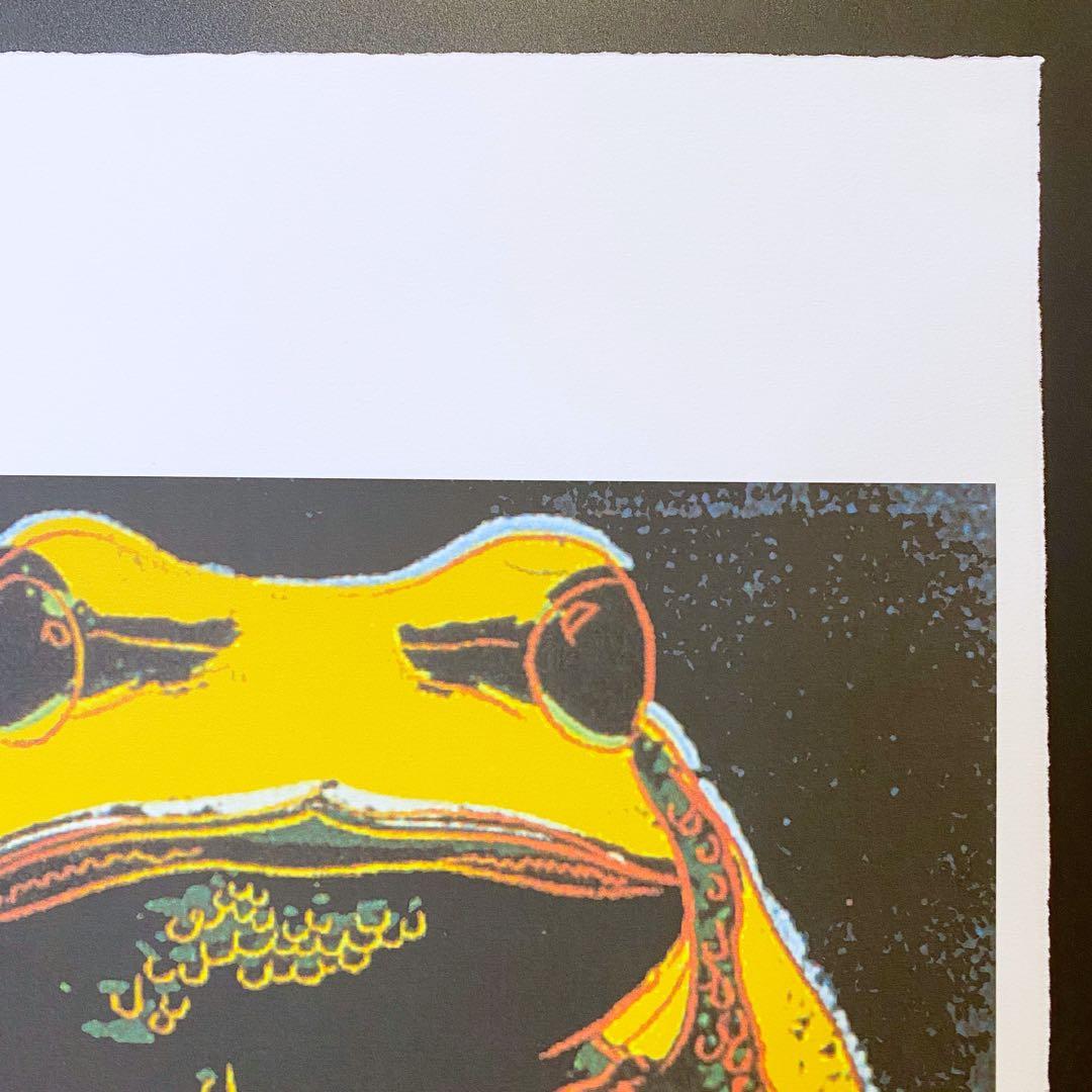 【模写】神級レア!!!! アンディ・ウォーホル カエル リトグラフ 証明書付き