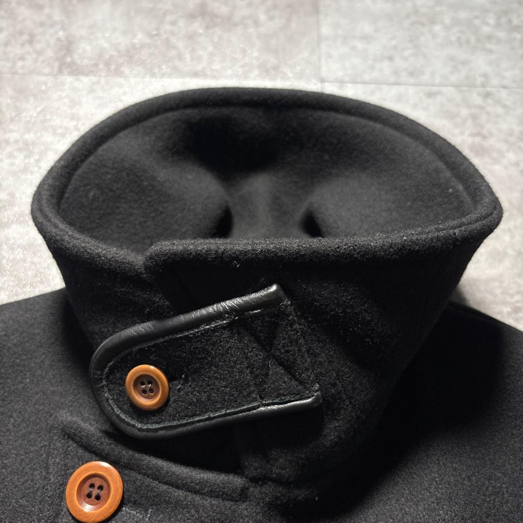 極美品　rude gallery ポケットレザーPコート　チバユウスケ ブラック