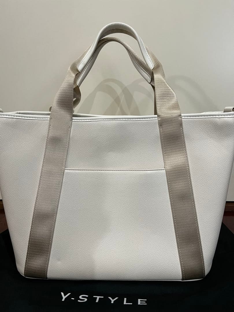 Y-STYLE 魔法の収納トートバッグ Mサイズ　ホワイト