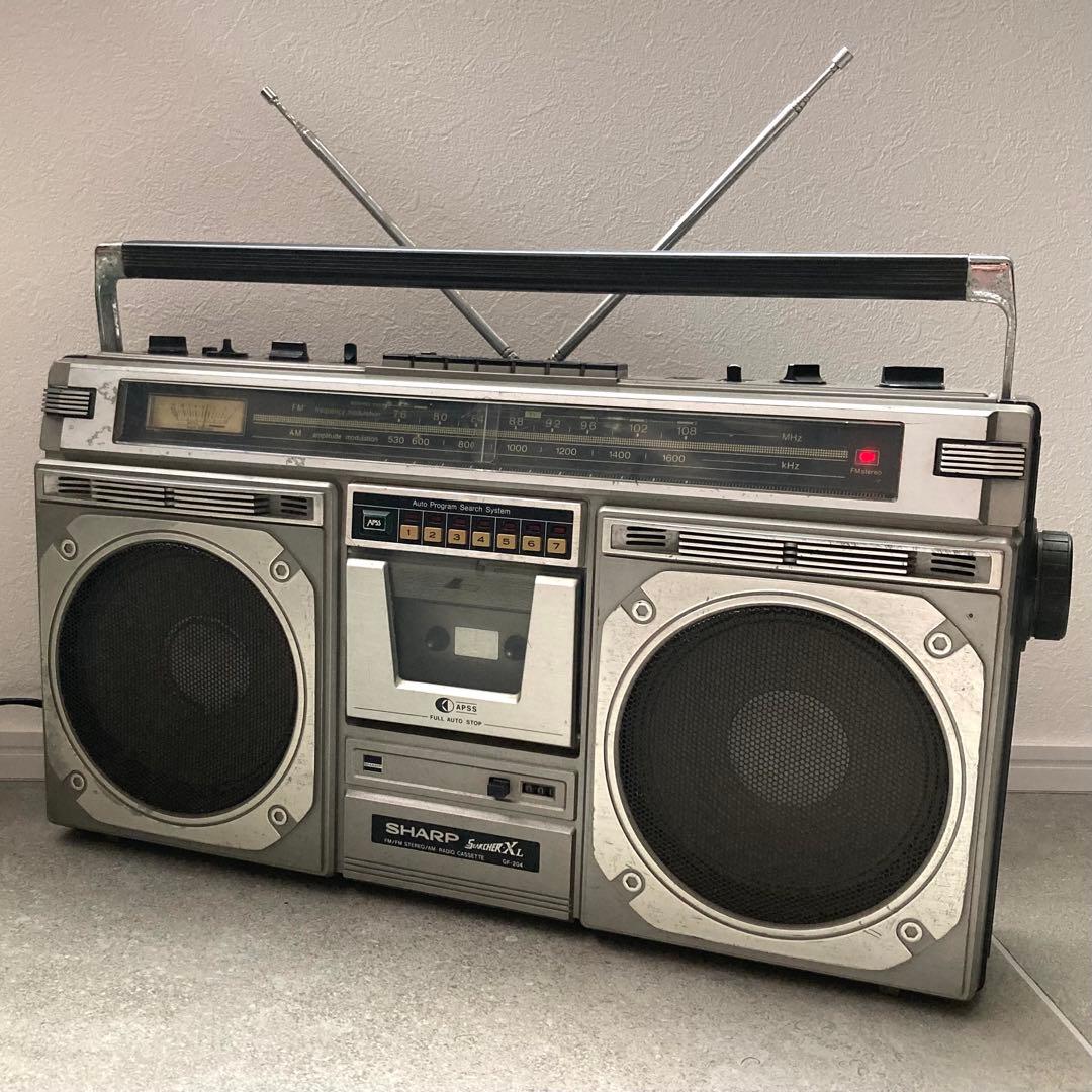 SHARP ラジカセ SEARCHER-XL GF-204 昭和レトロ