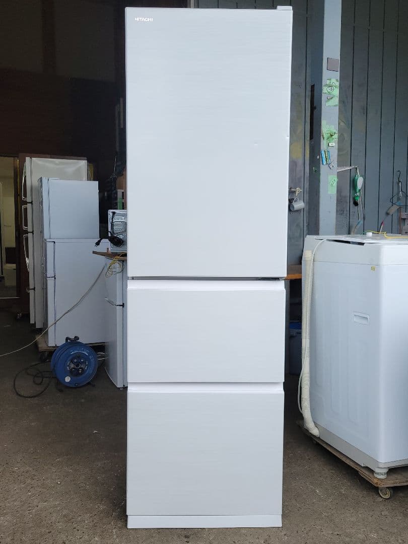 ぱんだ 日立3ドア冷凍冷蔵庫 R-V32TV(W) 315L 2024年製