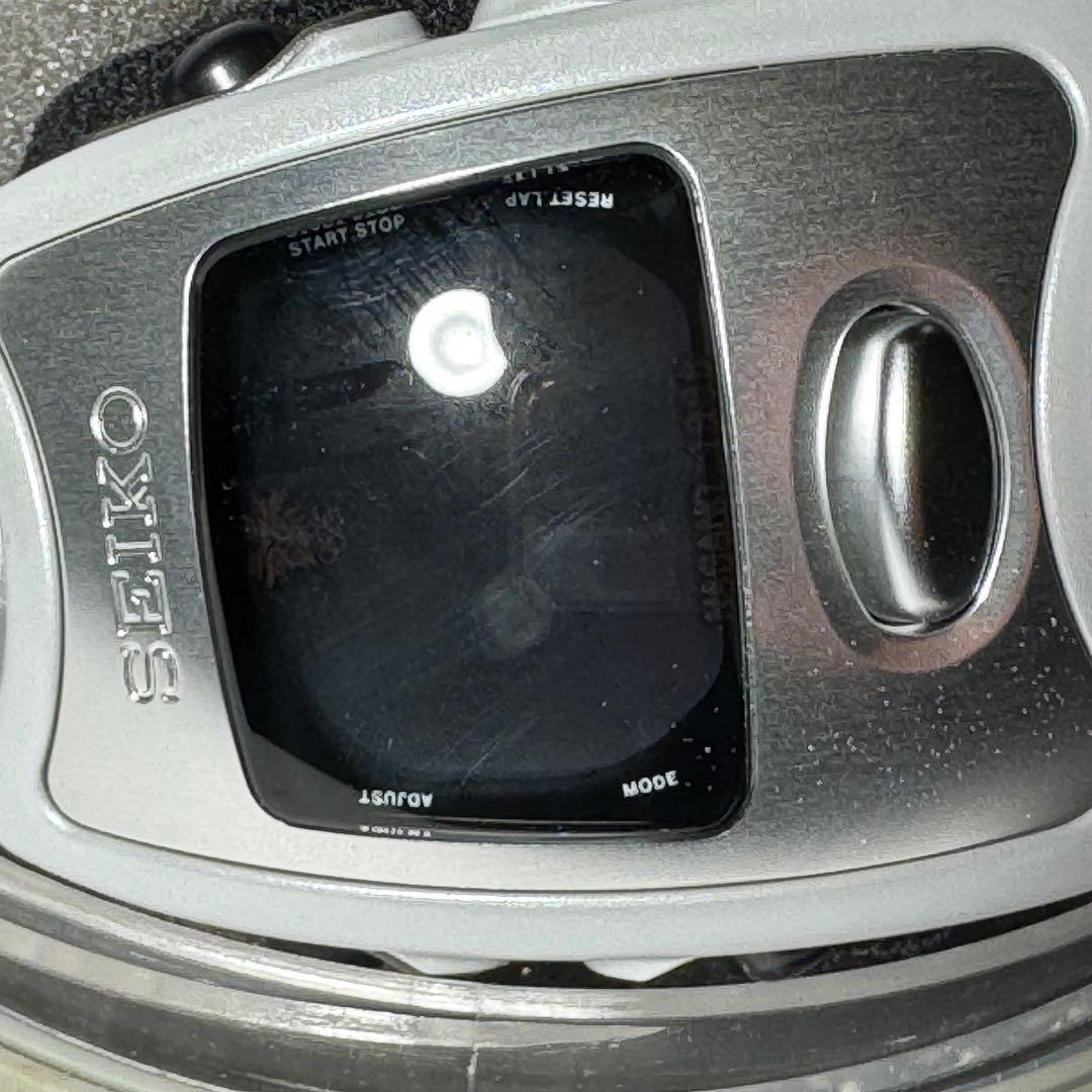 長野オリンピックモデル SEIKO AIR PRO シルバー デジタル腕時計