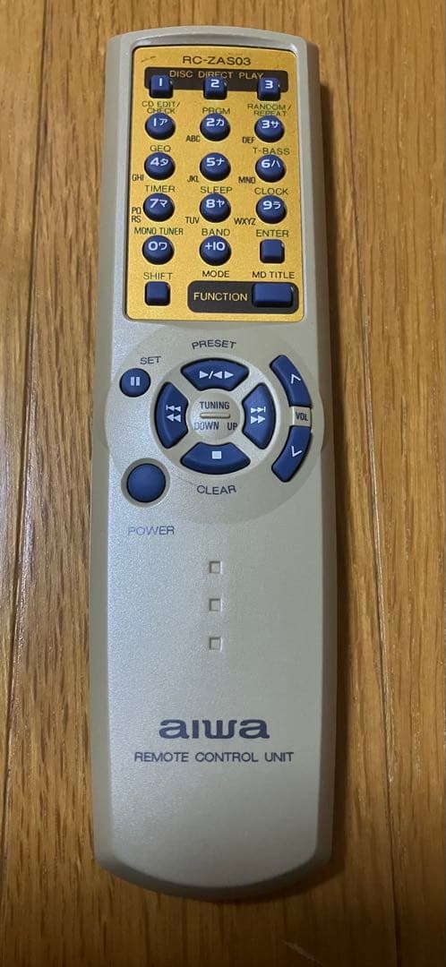 aiwa RC-ZAS03 リモコン　 アイワ オーディオ